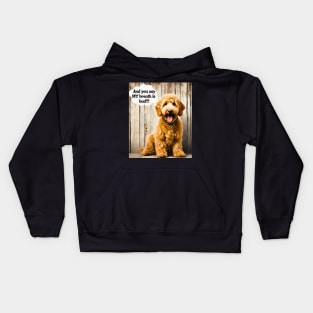 Funny Goldendoodle Insult Kids Hoodie